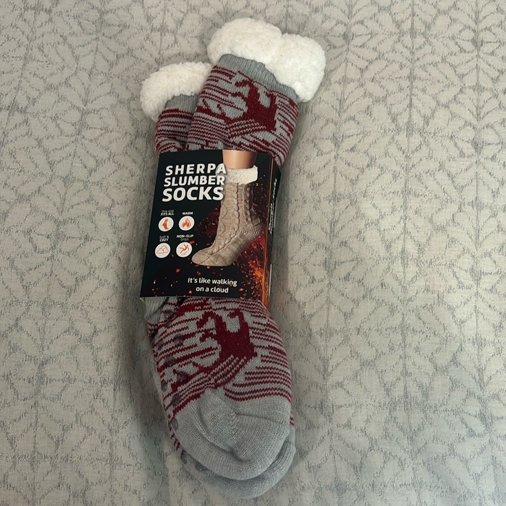 Sherpa Slumber Socks - one size fits all